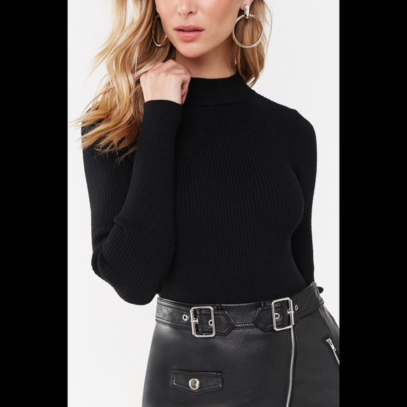 Open-Back Ribbed Bodysuit - Picture 3 of 6